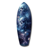 Midnight Skull Nocturnal Shadows Glass Wall Art.